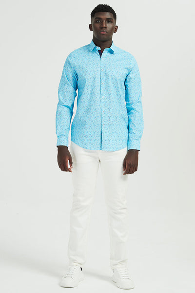 Ανδρικό πουκάμισο Hadwin, Γαλάζιο 1
