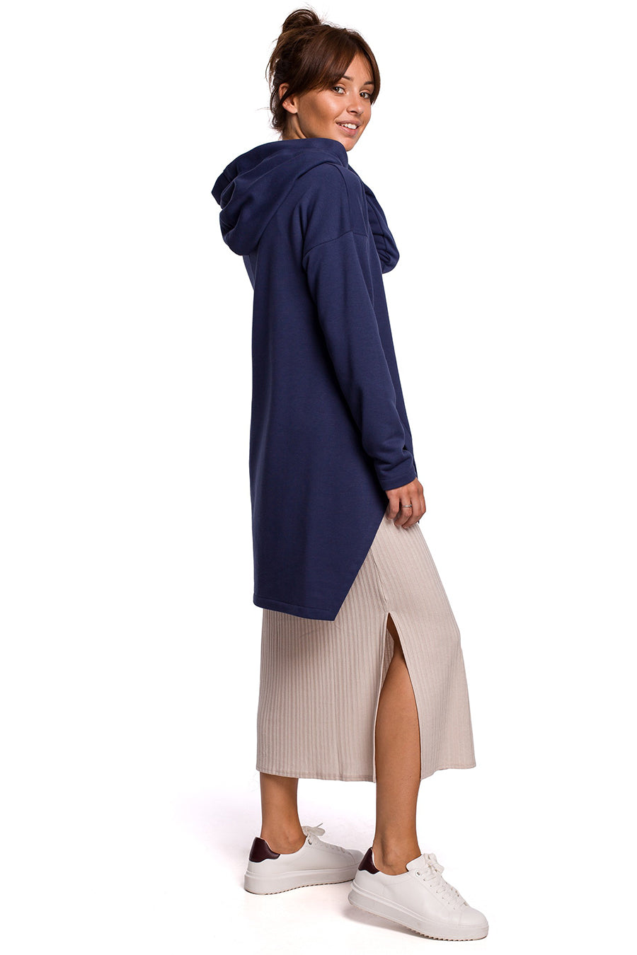 Γυναικείο φούτερ με κουκούλα Ayla, Ναυτικό μπλε 2