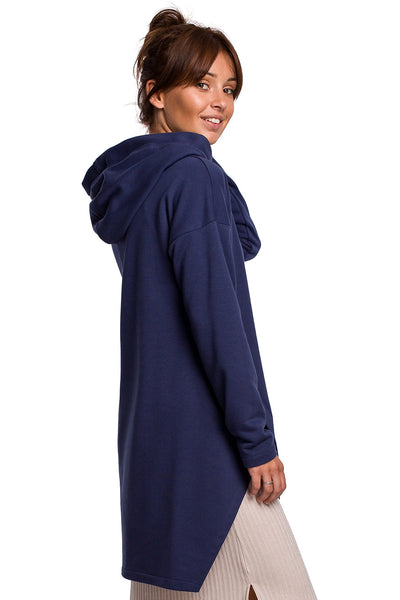 Γυναικείο φούτερ με κουκούλα Ayla, Ναυτικό μπλε 4