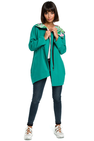 Γυναικείο φούτερ με κουκούλα Sevgi, Πράσινο 1