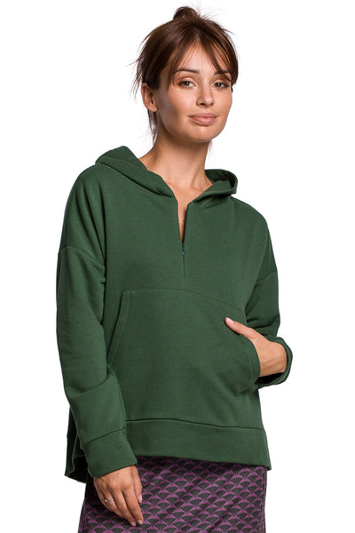 Γυναικείο φούτερ με κουκούλα Zeynep, Πράσινο 2