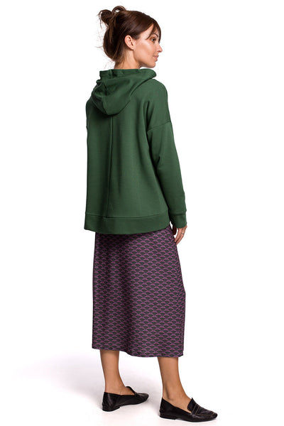 Γυναικείο φούτερ με κουκούλα Zeynep, Πράσινο 3
