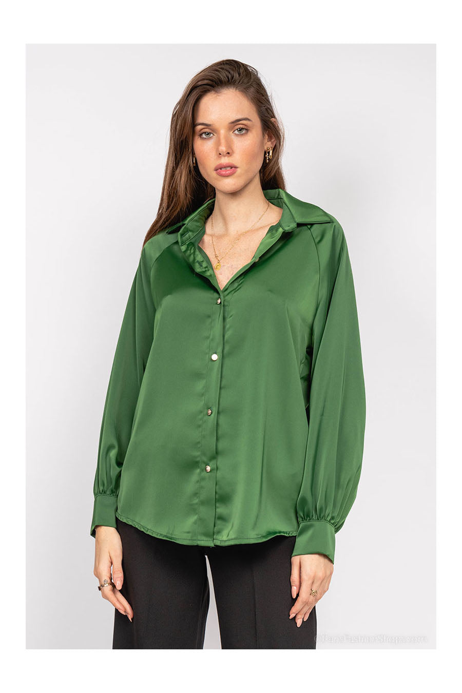 Γυναικείο πουκάμισο Kailah, Πράσινο 2