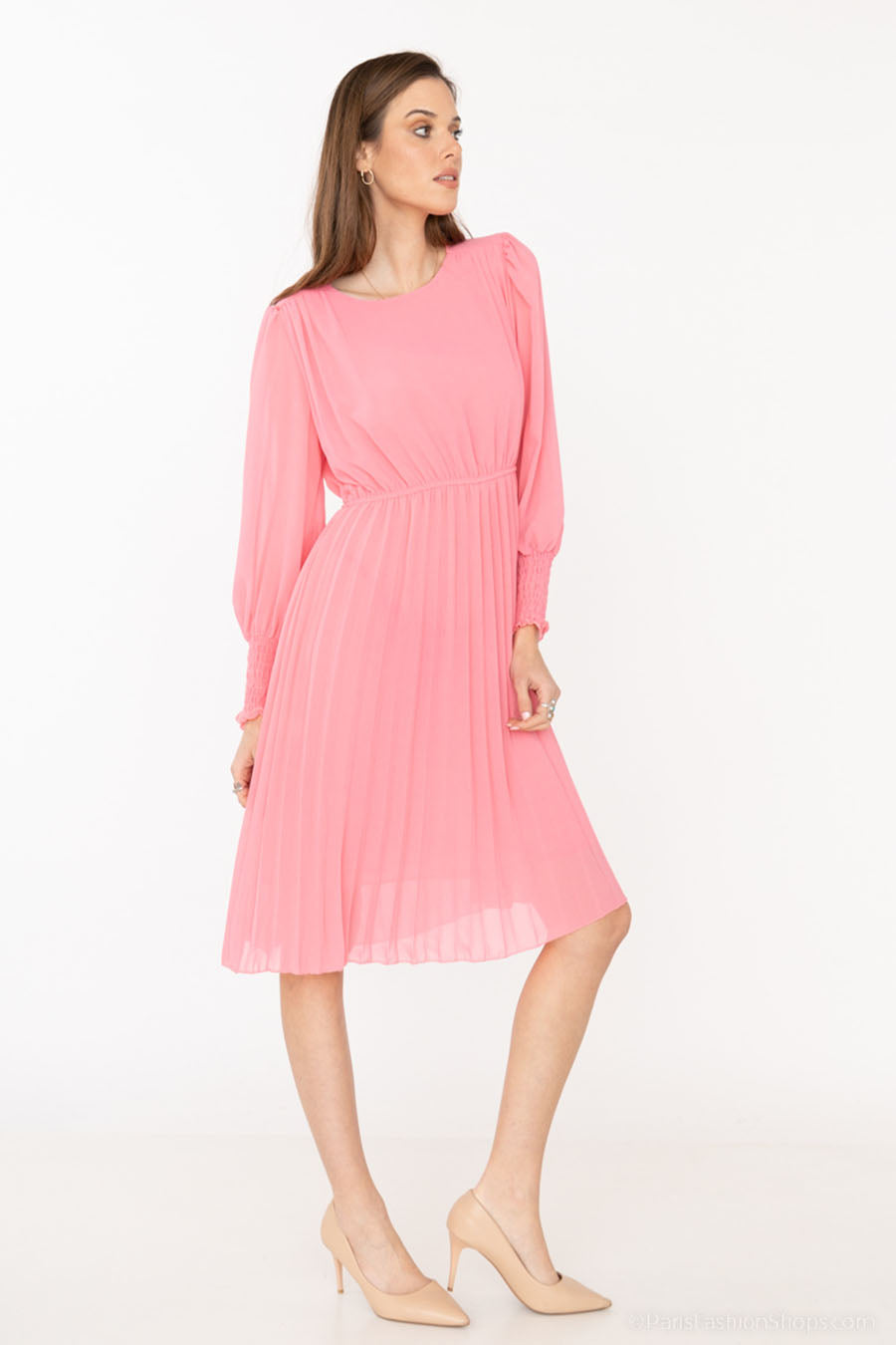 Γυναικείο φόρεμα Jakline, Ροζ 2