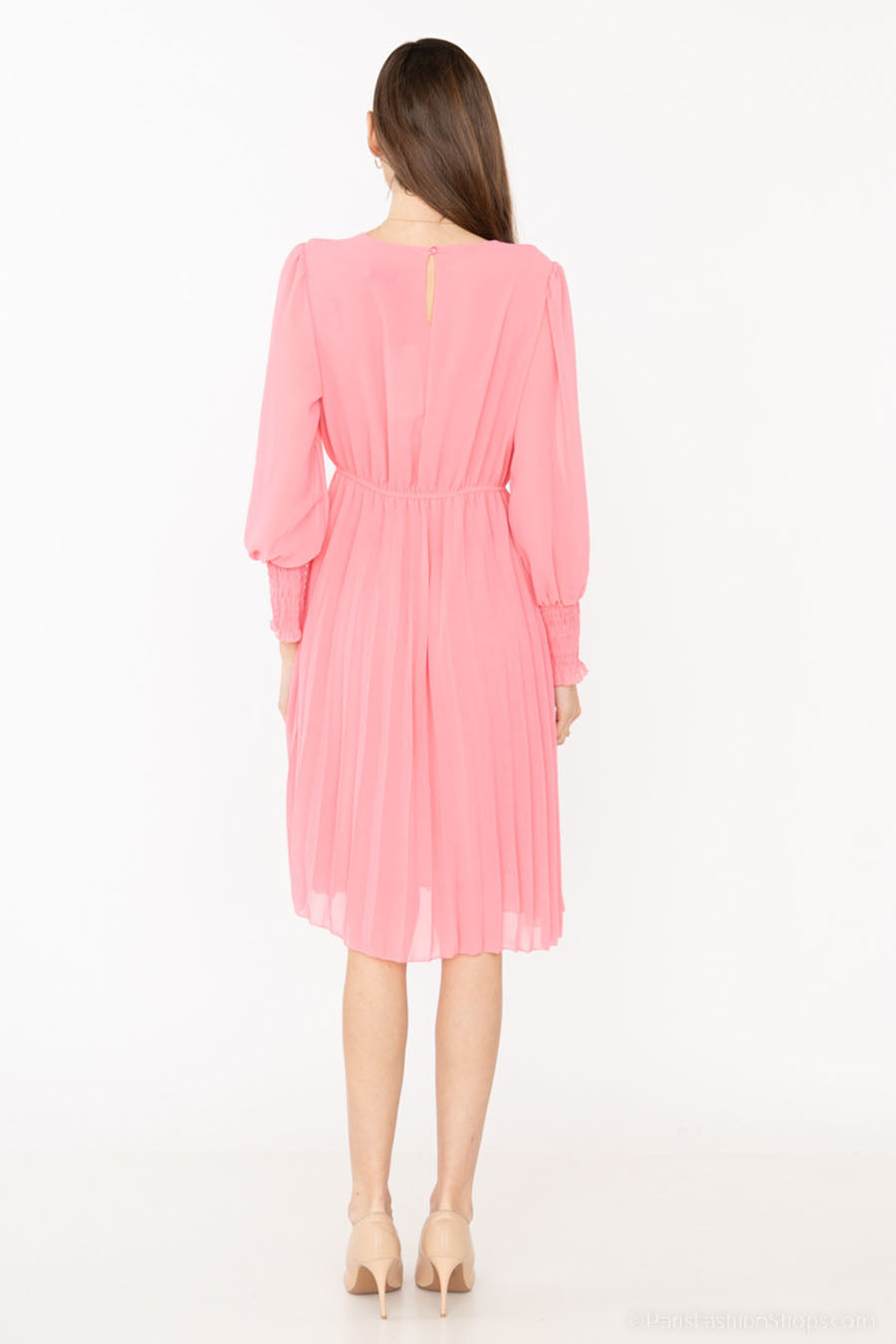 Γυναικείο φόρεμα Jakline, Ροζ 4