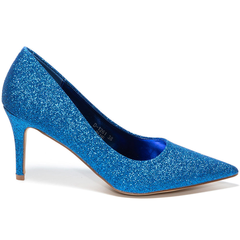 Γυναικεία παπούτσια Jina, Μπλε 3