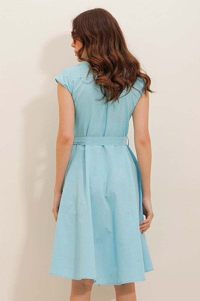 Γυναικείο φόρεμα Kadiya, Γαλάζιο 6