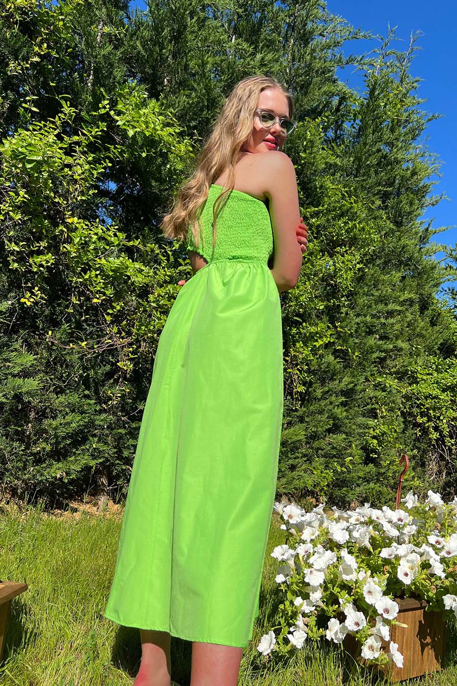 Γυναικείο φόρεμα Kahini, Ανοιχτό πράσινο 4