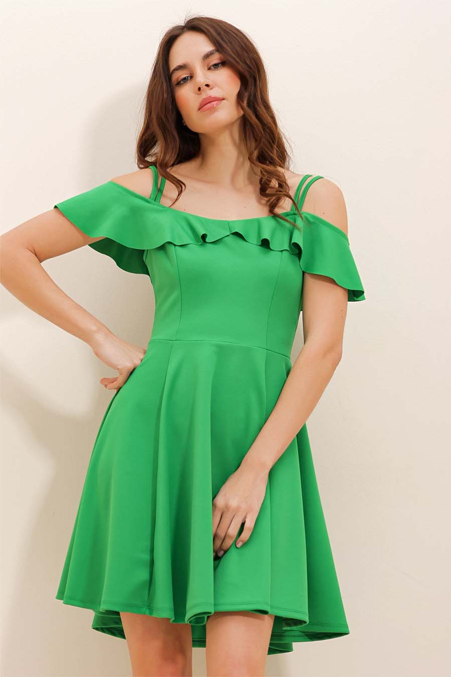 Γυναικείο φόρεμα Kaiea, Πράσινο 3