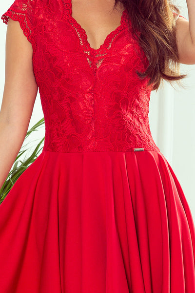 Γυναικείο φόρεμα Kazumi, Κόκκινο 7