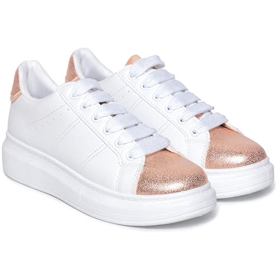 Γυναικεία αθλητικά παπούτσια Kesha, Λευκό/Ροζ 2