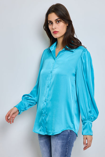 Γυναικείο πουκάμισο Kira, Γαλάζιο 3