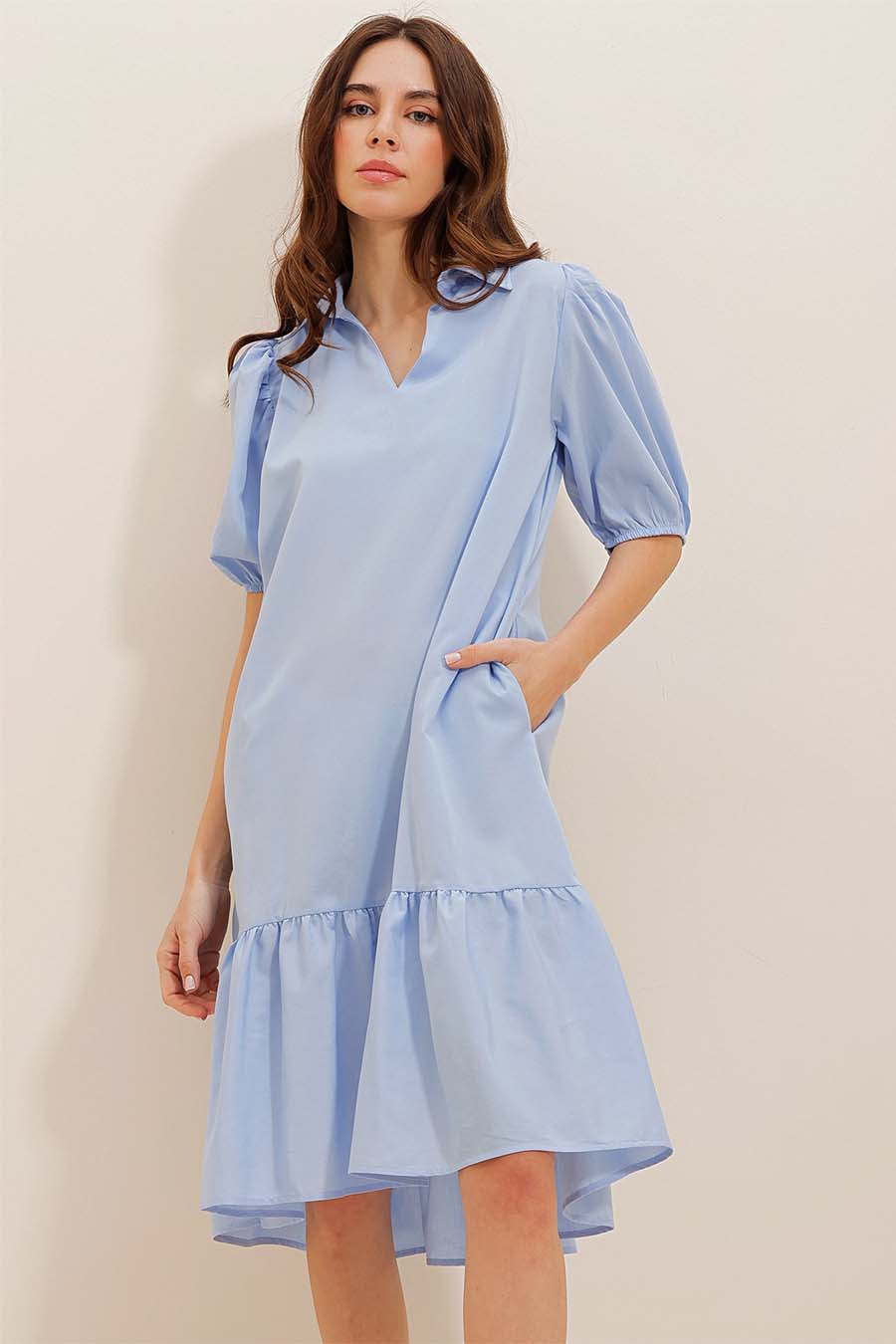 Γυναικείο φόρεμα Kiri, Γαλάζιο 4