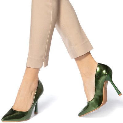 Γυναικεία παπούτσια Latoya, Σκούρο πράσινο 1