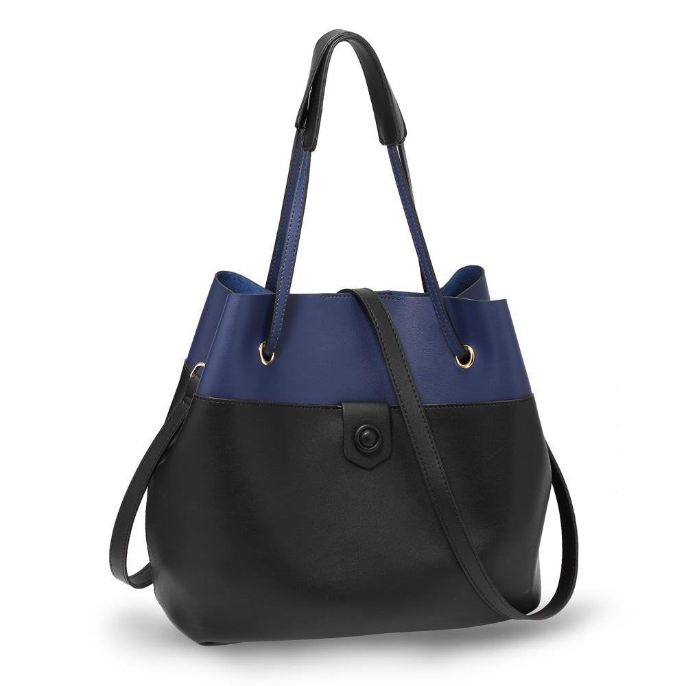 Γυναικεία τσάντα Lavy, Μαύρο/Ναυτικό μπλε 1