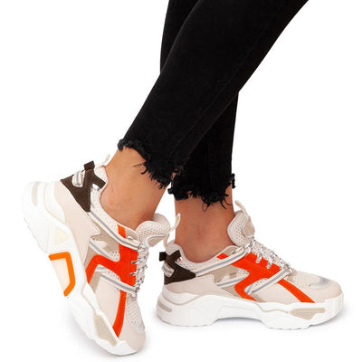 Γυναικεία αθλητικά παπούτσια Lutheree, Πορτοκάλι 1