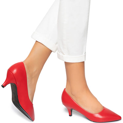 Γυναικεία παπούτσια Macha, Κόκκινο 1