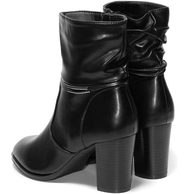 Γυναικείες μπότες Mariele, Μαύρο 4
