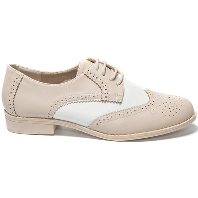 Γυναικεία παπούτσια Marlee, Μπεζ/Λευκό 3