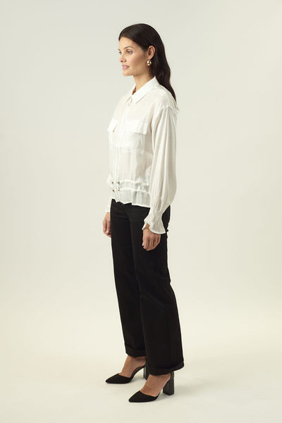 Γυναικείο πουκάμισο Medeea, Λευκό 2
