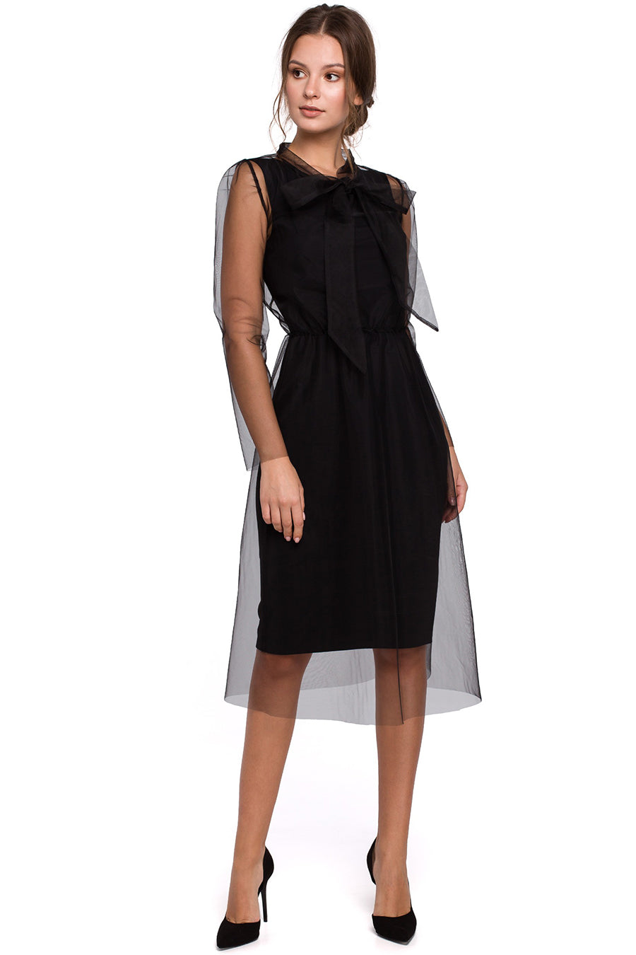 Γυναικείο φόρεμα Merlara, Μαύρο 1