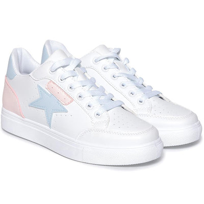 Γυναικεία αθλητικά παπούτσια Mika, Λευκό/Ροζ 2