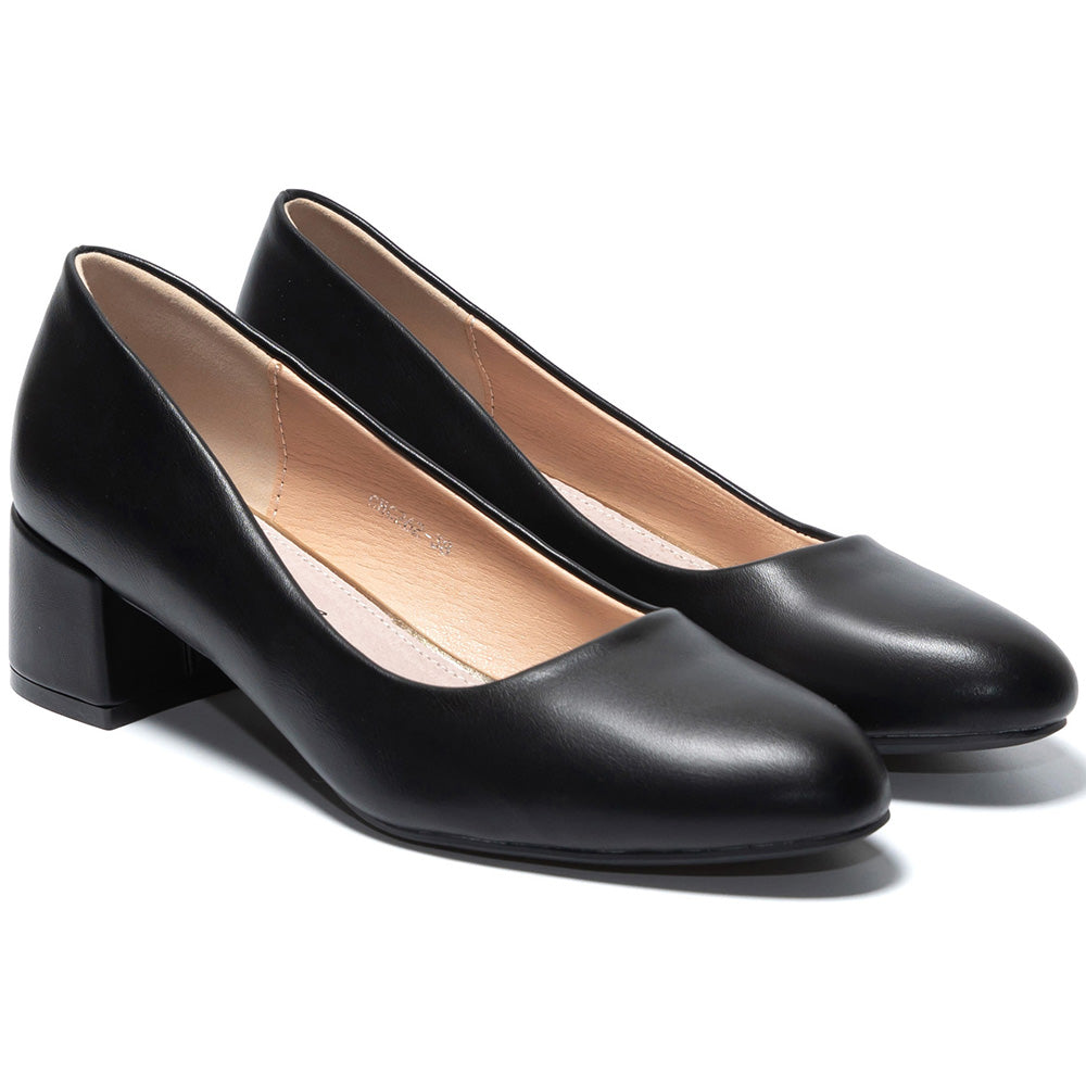 Γυναικεία παπούτσια Milca, Μαύρο 2