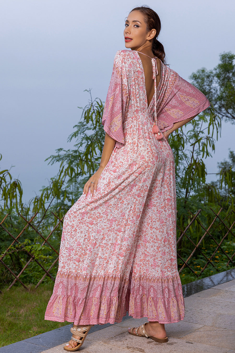Γυναικεία ολόσωμη φόρμα Monalisa, Ροζ 3