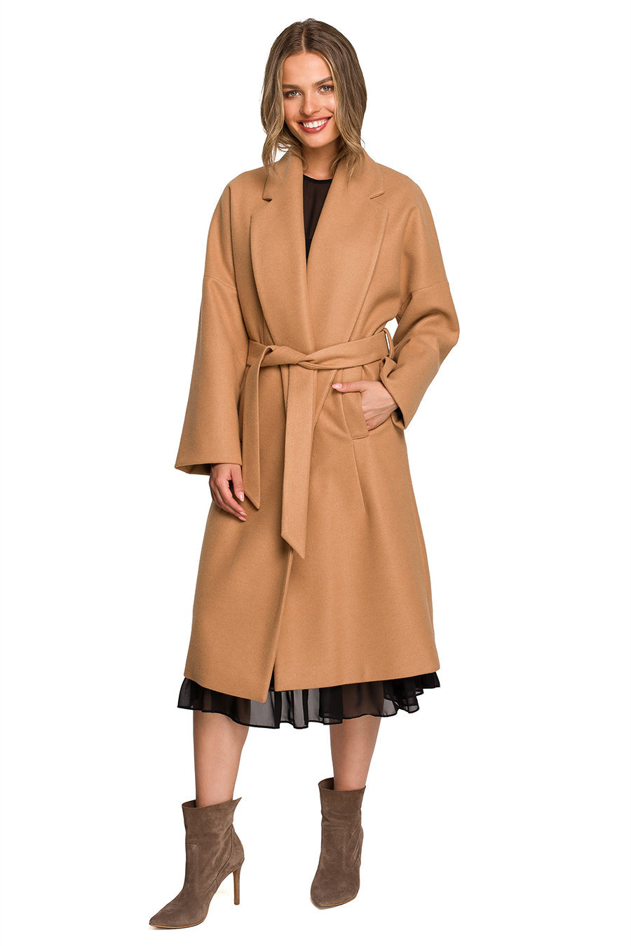 Γυναικείο παλτό Iphigenia, Μπεζ 1