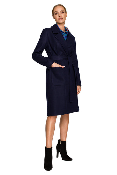 Γυναικείο παλτό Polymnia, Ναυτικό μπλε 1
