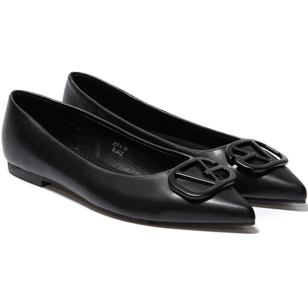 Γυναικεία παπούτσια Bernarda, Μαύρο 2