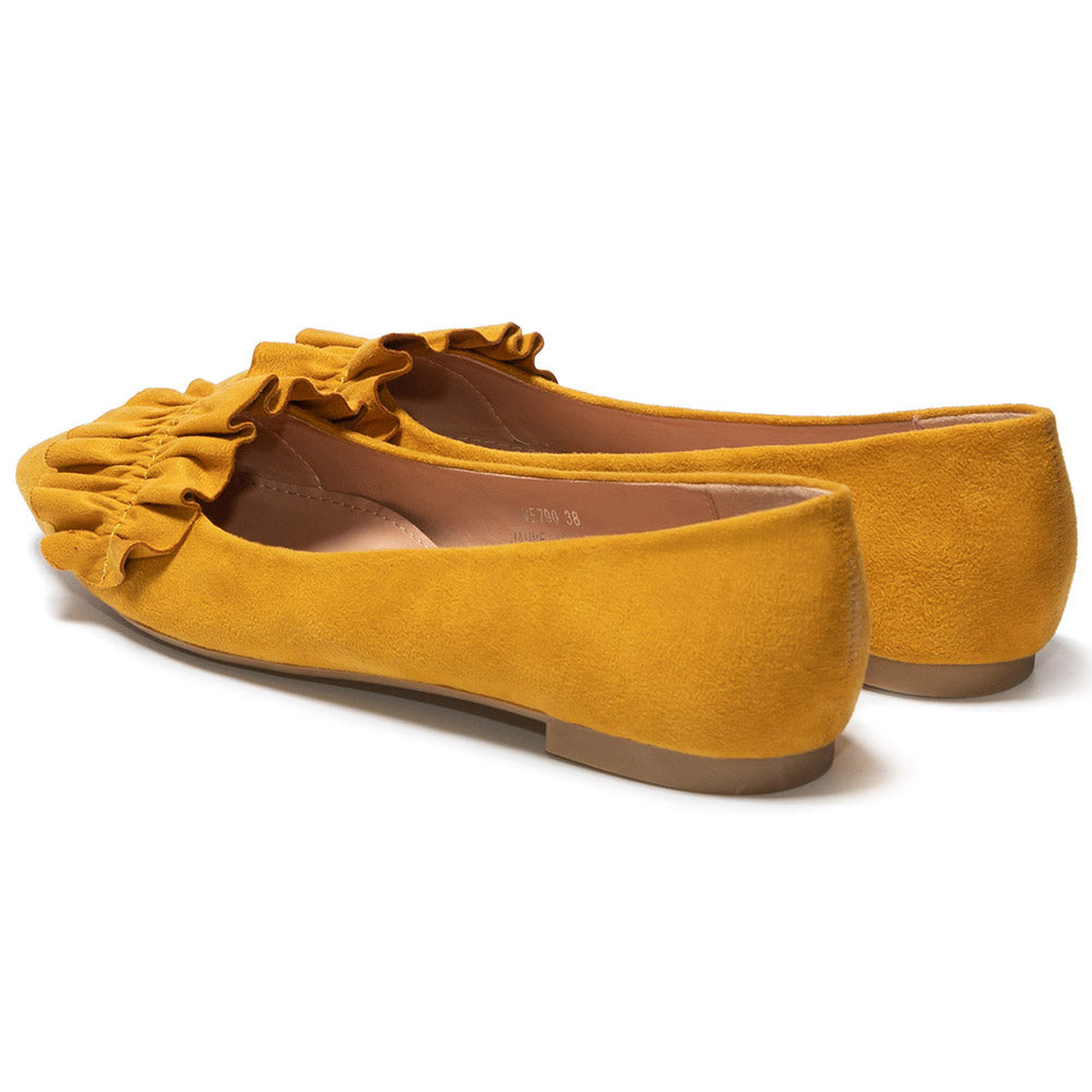Γυναικεία παπούτσια Cesarina, Κίτρινο 4