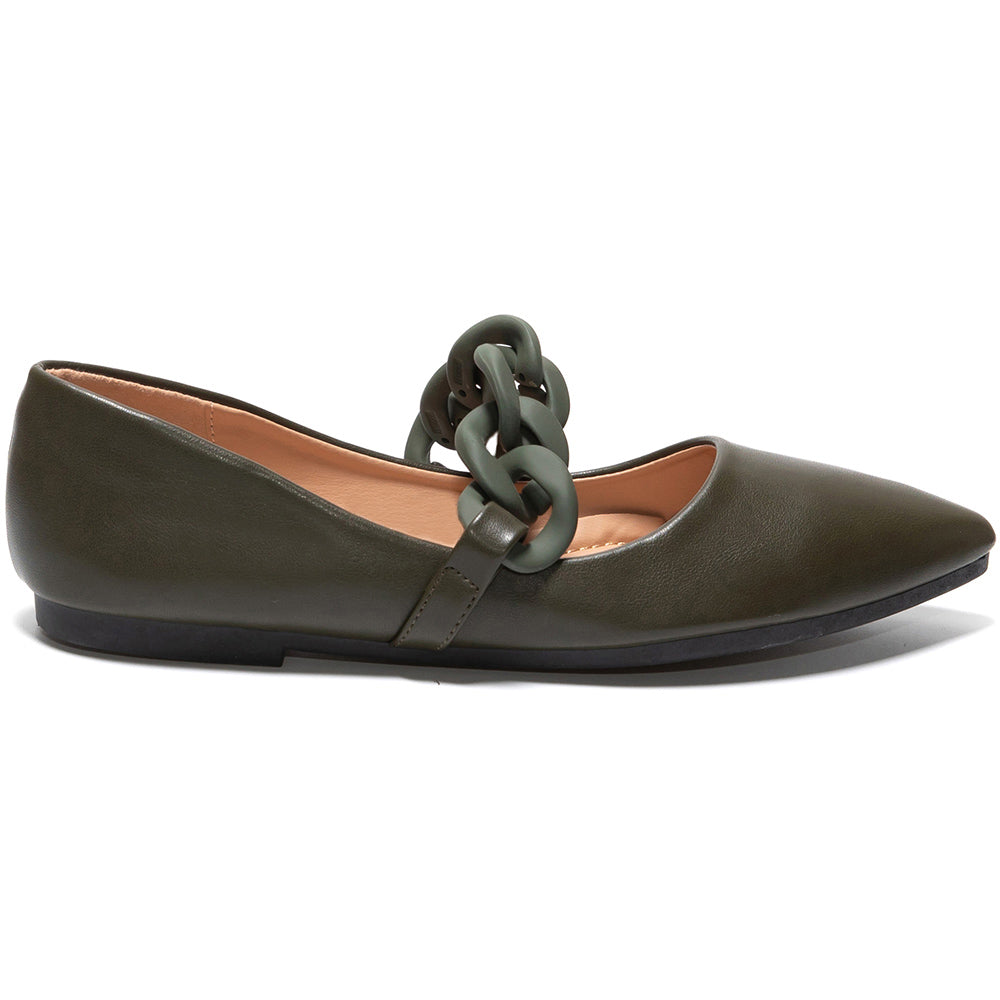 Γυναικεία παπούτσια Clothide, Σκούρο πράσινο 3