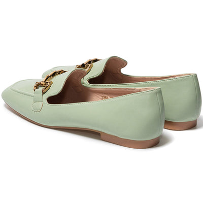 Γυναικεία παπούτσια Giustina, Πράσινο 4