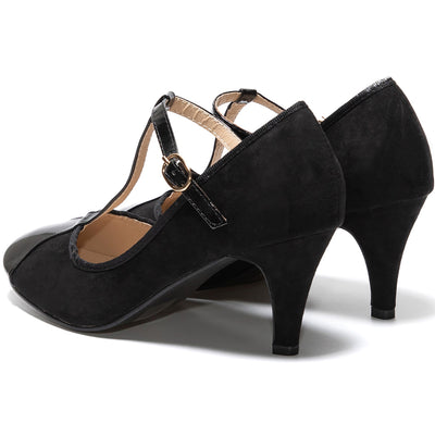 Γυναικεία παπούτσια Petra, Μαύρο 4
