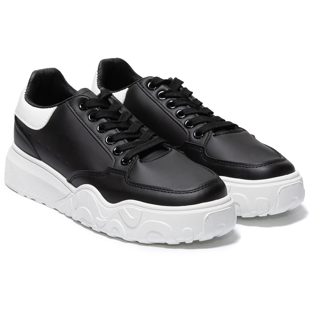 Γυναικεία αθλητικά παπούτσια Marloes, Μαύρο/Λευκό 2