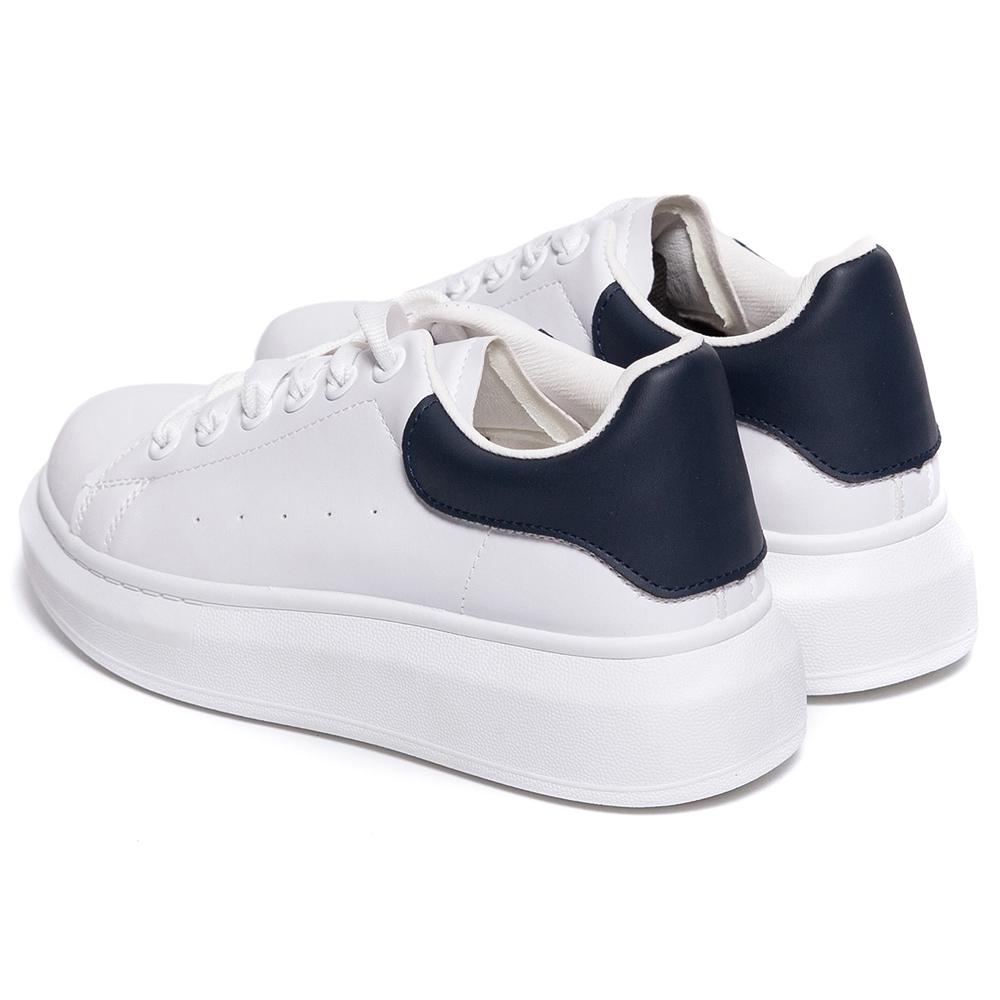 Γυναικεία αθλητικά παπούτσια Philomena, Λευκό/Ναυτικό μπλε 4
