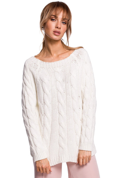 Γυναικείο πουλόβερ Kendria, Λευκό 3