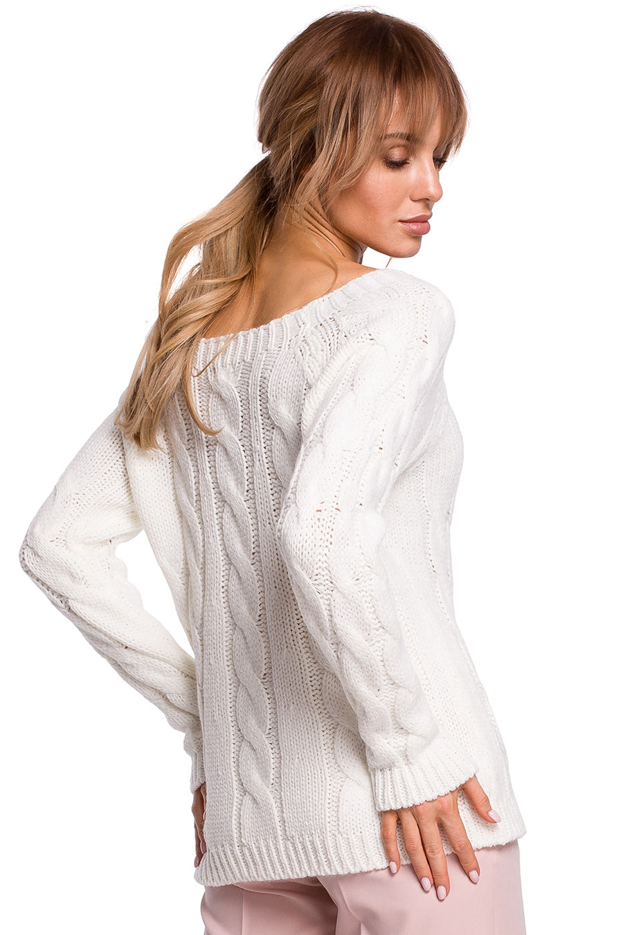 Γυναικείο πουλόβερ Kendria, Λευκό 4