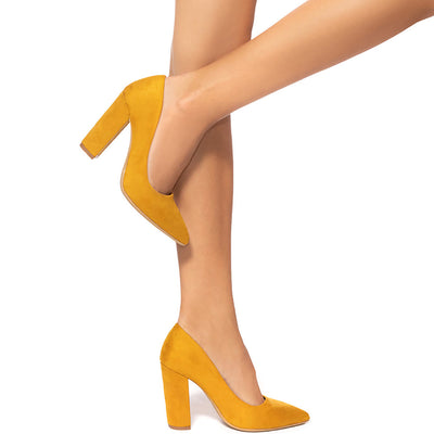 Γυναικεία παπούτσια Romilda, Κίτρινο 1