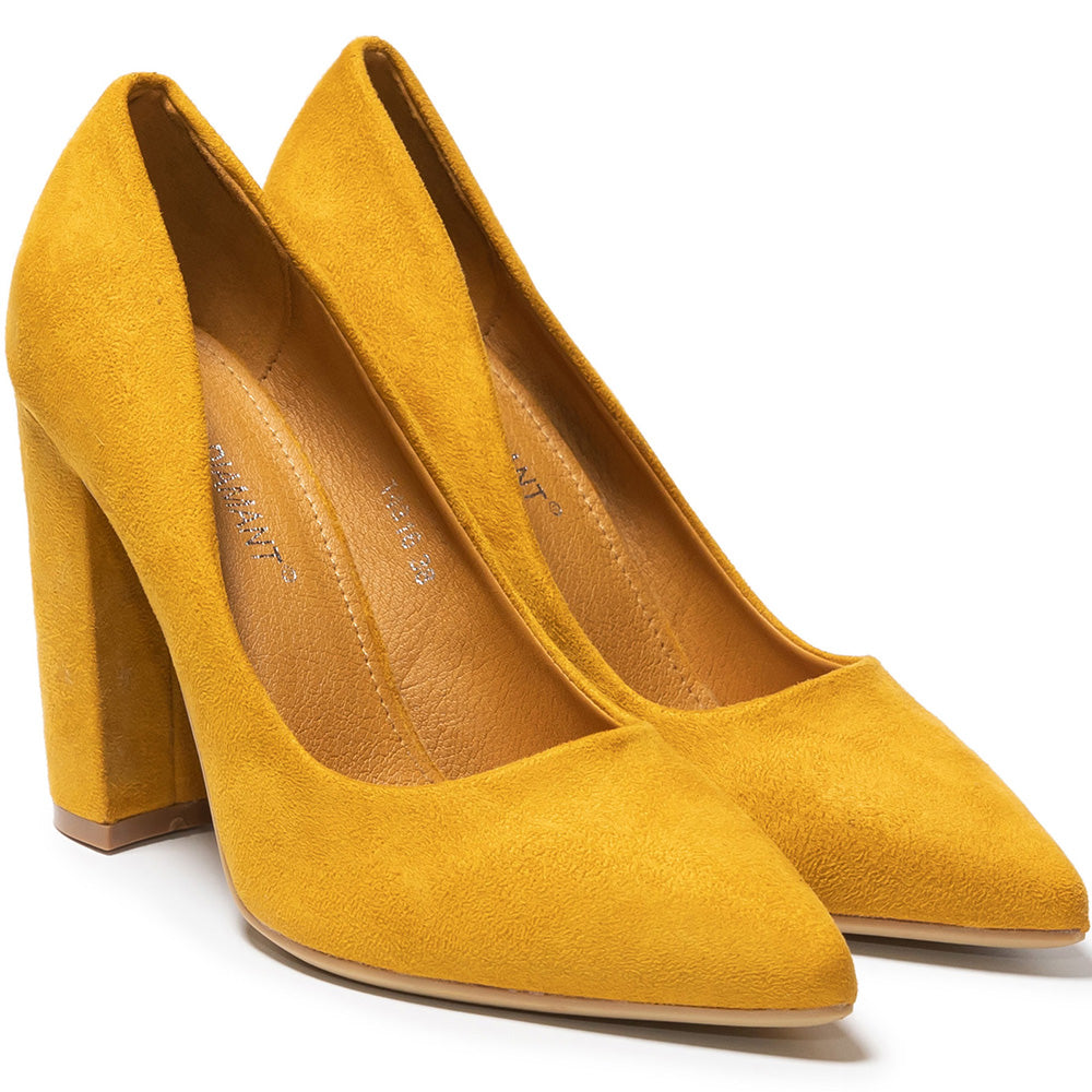 Γυναικεία παπούτσια Romilda, Κίτρινο 2