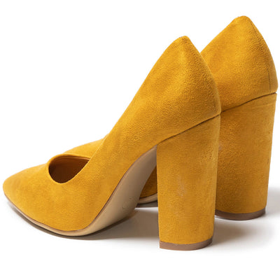Γυναικεία παπούτσια Romilda, Κίτρινο 4