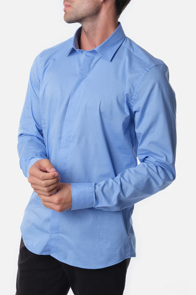 Ανδρικό πουκάμισο Ronald, Γαλάζιο 1