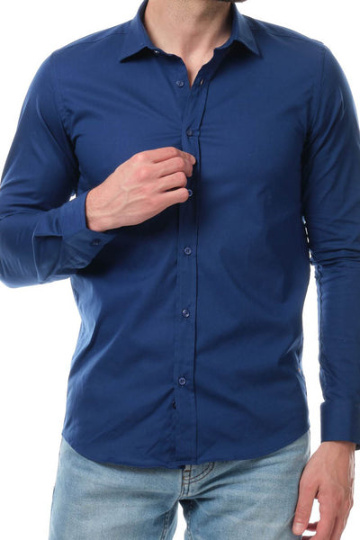 Ανδρικό πουκάμισο Stefano, Ναυτικό μπλε 1