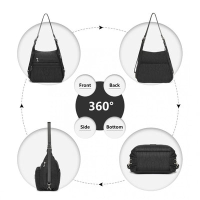 Γυναικεία τσάντα Syrune, Μαύρο 2