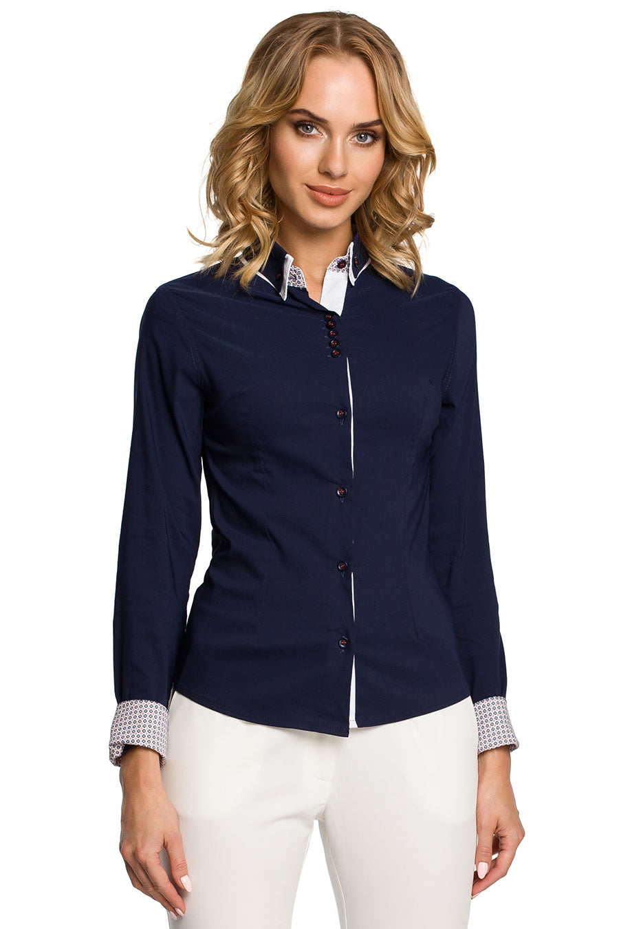 Γυναικείο πουκάμισο Tanvi, Ναυτικό μπλε 3