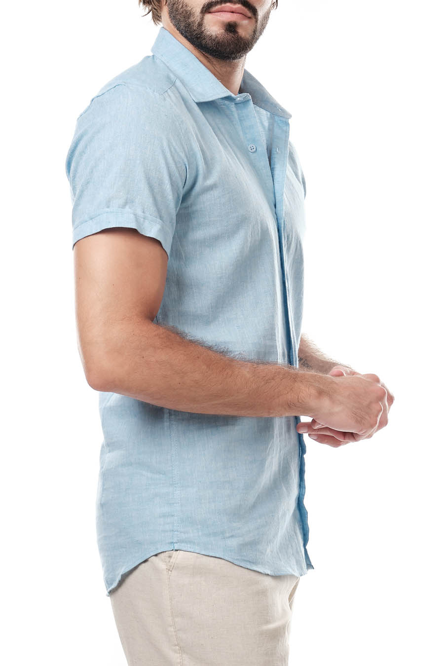 Ανδρικό πουκάμισο Vicente, Γαλάζιο 3