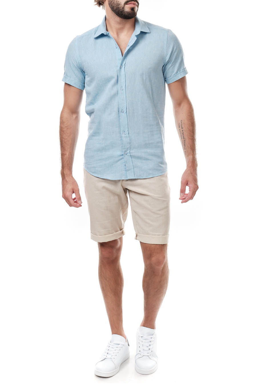 Ανδρικό πουκάμισο Vicente, Γαλάζιο 5
