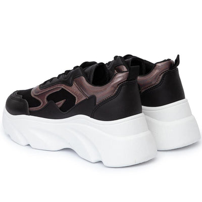 Γυναικεία αθλητικά παπούτσια Zonta, Μαύρο 4