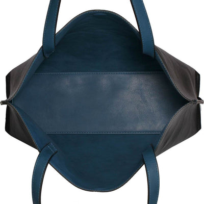 Γυναικεία τσάντα Carlie, Μαύρο/Ναυτικό μπλε 3